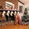 6x Christmas Stockings Home Fireplace Decor Hanging Burlap Stockings Ornamens